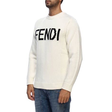 fendi sweater mens white